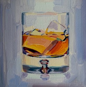 Hij houdt van een whisky drankje door Barbara Hoogeweegen