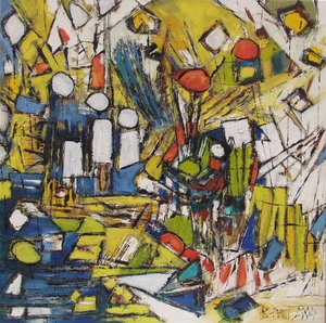 Levendige abstracte vormen door Barbara Piatti