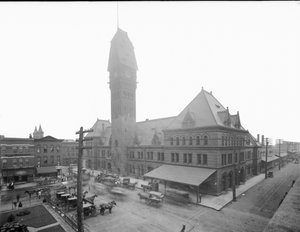 Dearborn Station, Chicago, Illinois, VS, ca. 1883