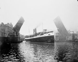 Eastland schip, Chicago, Illinois, VS, ca. 1900 door Barnes and Crosby