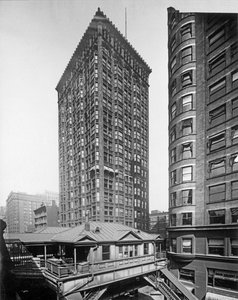 Fisher Gebouw, Chicago, Illinois, VS, ca. 1896 door Barnes and Crosby