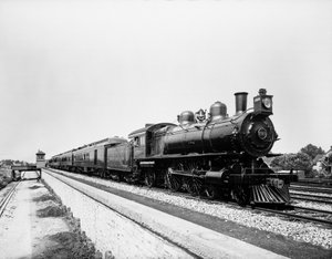 Pennsylvania Limited trein, Chicago, Illinois, VS, ca. 1908