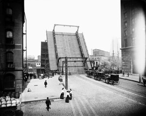 State Street Brug, Chicago, Illinois, VS, ca. 1905 door Barnes and Crosby