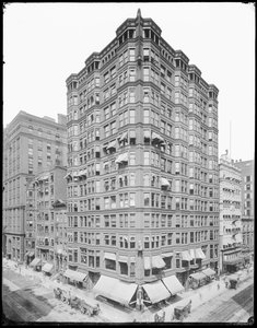 Tacoma Gebouw, Chicago, Illinois, VS, ca. 1905 door Barnes and Crosby