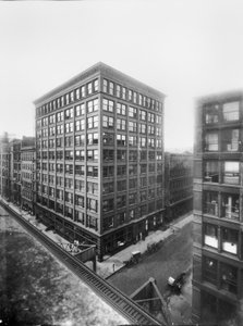 Williams Building, Chicago, Illinois, VS, ca.1905 (zwart-wit foto)