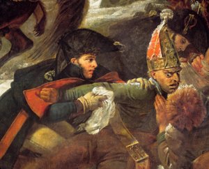 Napoleon I op het slagveld van Eylau 9/02/1807 (detail)