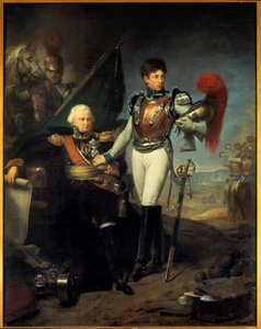 Portret van Jean Lariboisiere en zijn zoon Honore bij de Slag van de Moskova door Baron Antoine Jean Gros