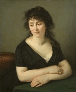 Portret van Madame Bruyere door Baron Antoine Jean Gros