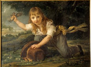 Portret van Paulin des Hours kind, erfgenaam van een rijke familie van fabrikanten en toekomstige burgemeester van Montpellier