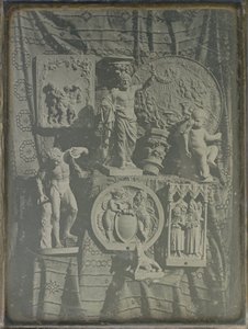 Stilleven met gipsafgietsels door Baron Armand Pierre Séguier