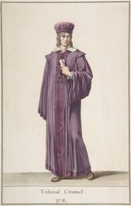 Een rechter van de strafrechtbank, ca. 1798-99 door Baron Pierre Narcisse Guerin