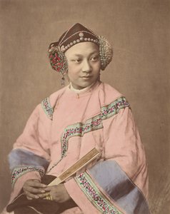 Meisje uit Lanxchow, 1870s door Baron Raimund von Stillfried