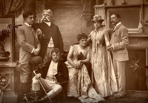 Het Drury Lane Gezelschap in A Run of Luck, in het Drury Lane Theater, Londen, 1886