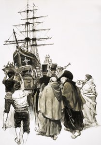 In 1823 werd de Mary Dear gevuld met goud uit Peru en Spaanse edelen