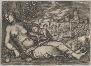 De Wereldloop (Sleeping Justice) (kopie) door Barthel Beham