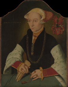 Portret van een Vrouw van de Slosgin Familie van Keulen, 1557 door Bartholomaeus Bruyn the Younger