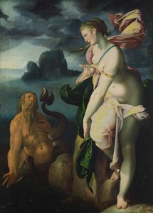 Glaucus en Scylla door Bartholomaeus Spranger