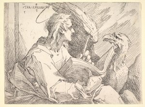 Sint Johannes de Evangelist, ca. 1596