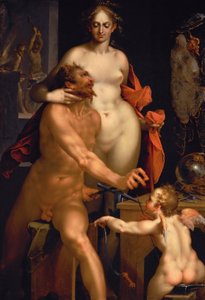 Het bezoek van Venus aan Vulcanus, ca. 1610
