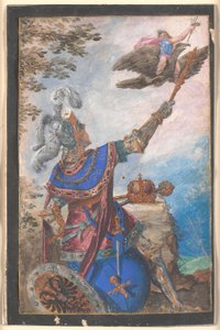 Allegorie van de Schilderkunst onder het Huis van Habsburg door Bartholomäus Strobel d.Y.