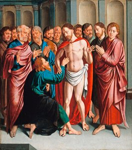 De ongelovigheid van Sint-Thomas door Bartholomaeus the Elder Bruyn