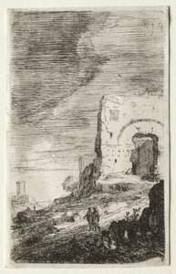 De Baden van Caracalla door Bartholomeus Breenberg