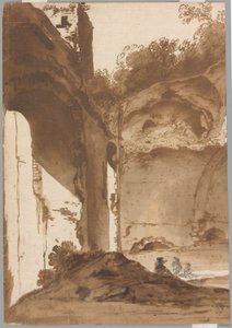Villa van Maecenas in Tivoli door Bartholomeus Breenbergh