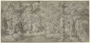 De bruiloft van Cupido en Psyche
