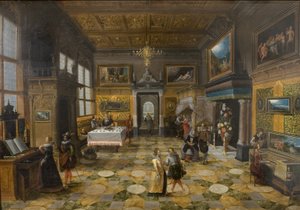 Feestscène door Bartholomeus van Bassen