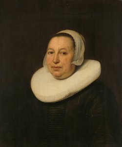 Maria Pietersdr de Leest (overleden 1652), echtgenote van Samuel van Lansbergen door Bartholomeus van der Helst