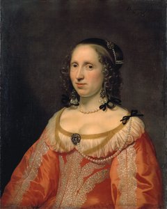Portret van een vrouw, 1649 door Bartholomeus van der Helst