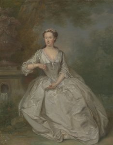 Een Dame met een Boek, c.1730-40 door Bartholomew Dandridge