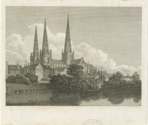 Lichfield Kathedraal - Zuidwestaanzicht
