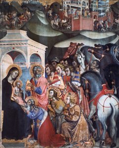 Aanbidding der Wijzen, 1380s