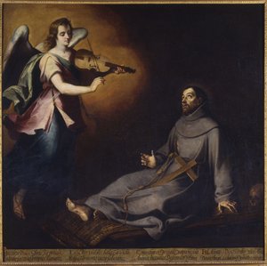 Sint Franciscus van Assisi in Extase, ca. 1646 door Bartolomé Esteban Murillo