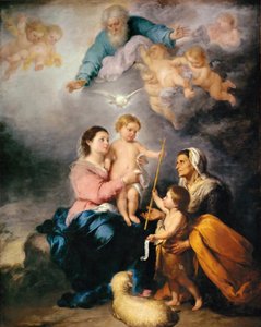 De Heilige Familie De Maagd van Sevilla door Bartolomé Esteban Murillo