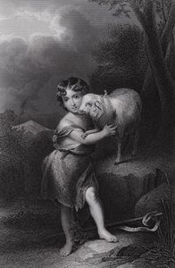De jonge Johannes de Doper door Bartolomé Esteban Murillo