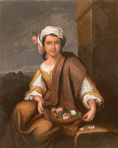 Het Spaanse bloemenmeisje