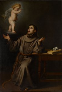 De Visie van Sint Antonius van Padua door Bartolomé Esteban Murillo