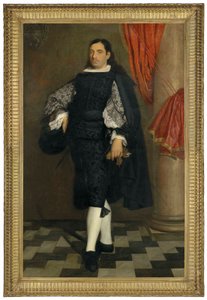 Portret van een heer door Bartolome Esteban and studio Murillo