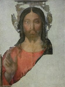 Salvator mundi, c.1480-81 door Bartolomeo (attr. to) Della Gatta
