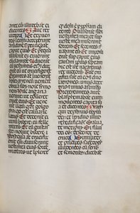 Missaal: Fol. 121: bevat muziek voor Hely Hely Lama etc. binnen St. Mattion Passie, 1469