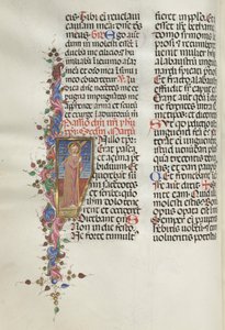 Missaal: Fol. 124v: Christus met het kruis, 1469