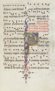 Missale: Fol. 183: Bladdecoratie, 1469 door Bartolomeo Caporali