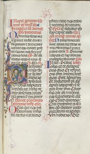 Missale: Fol. 259: Sint Andreas, 1469 door Bartolomeo Caporali