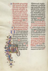Missale: Fol. 275v: Annunciatie door Bartolomeo Caporali