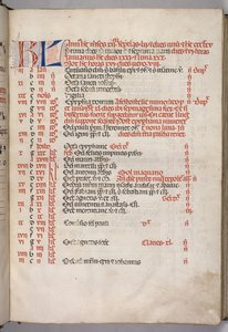 Missale: Fol. 3r: Januari kalenderpagina, 1469