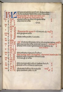 Missaal: Fol. 7r: September kalenderpagina door Bartolomeo Caporali