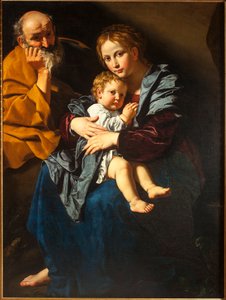 Heilige familie door Bartolomeo Cavarozzi