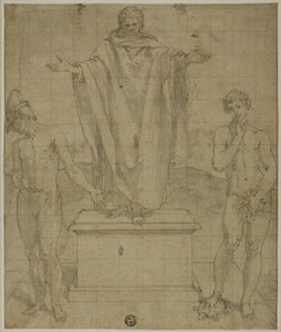Studie voor Allegorie van Geloof en Stilte
